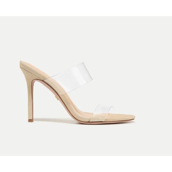 NIB Veronica Beard Women's Asha Sandal Sandals Mules Pumps Ecru NWT 295 Sz 7.5 - Picture 5 of 13